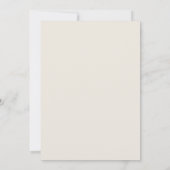 Beige Ethereal Botanical Wedding Kaart (Achterkant)