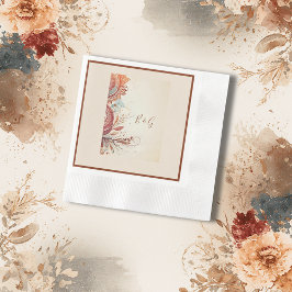 beige etnische bruiloft servet