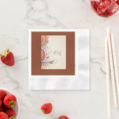 beige etnische bruiloft servet (Insitu)