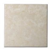 Beige Faux Marble Tile Tegeltje (Voorkant)