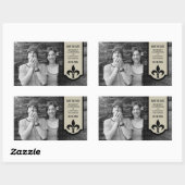 Beige Fleur De Lis Banner sparen de Stickers van d (Vel)