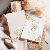 Beige Flower Off The Market Vrijgezellenfeest Uitn Kaart