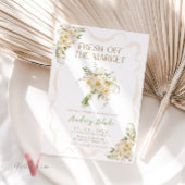 Beige Flower Off The Market Vrijgezellenfeest Uitn Kaart