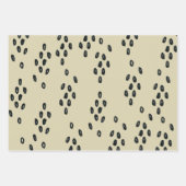 beige foto kerstvakantie inpakpapier vel (Voorkant 2)