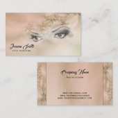 Beige fractal visitekaartje (Voorkant / Achterkant)