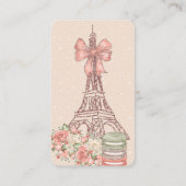 Beige Franse Elegantie Boek Verzoek Kaart (Achterkant)