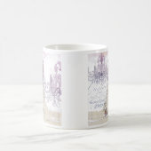 beige franse scriptkroes chandelier paris eiffelto koffiemok (Center)