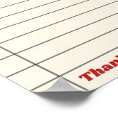 Beige Gast Check Esthetische Wandkunst Poster (Hoek)