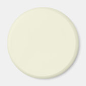 Beige (Gebroken Wit) F5F5DC - Optie om Naam toe te Magneet (Voorkant)