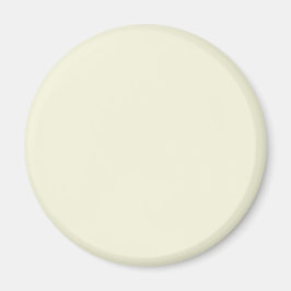 Beige (Gebroken Wit) F5F5DC - Optie om Naam toe te Magneet