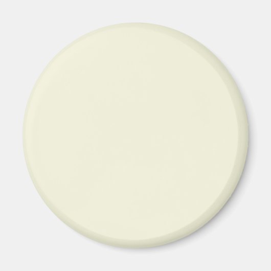 Beige (Gebroken Wit) F5F5DC - Optie om Naam toe te Magneet (Voorkant)