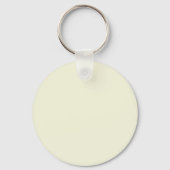 Beige (Gebroken Wit) F5F5DC - Optie om Naam toe te Sleutelhanger (Achterkant)