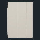 Beige geelbruine witvleermuis iPad pro cover<br><div class="desc">Solid color greige beige design.</div>
