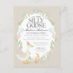 Beige Gekke Goose Floral Gingham Verjaardagsfeest Briefkaart<br><div class="desc">Een gekke gans is nog een jaar ouder. Dit Gekke Goose Party Decor Collectie is ideaal voor het vieren van je lieve kleine meisje! Met een schattige gekke gans, pastelbloemen en zachte gingmatronen is dit collectie ideaal voor het toevoegen van een vleugje speelse elegantie aan elk feest. Of het nu...</div>