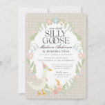 Beige Gekke Goose Floral Gingham Verjaardagsfeest Kaart<br><div class="desc">Een gekke gans is nog een jaar ouder. Dit Gekke Goose Party Decor Collectie is ideaal voor het vieren van je lieve kleine meisje! Met een schattige gekke gans, pastelbloemen en zachte gingmatronen is dit collectie ideaal voor het toevoegen van een vleugje speelse elegantie aan elk feest. Of het nu...</div>