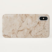 beige gemarmerd met korrel Case-Mate iPhone case (Achterkant (horizontaal))