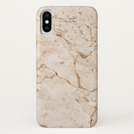 beige gemarmerd met korrel Case-Mate iPhone case (Achterkant)
