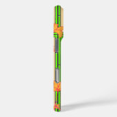 Beige Geo Bloemen Case-Mate iPhone Case (Achterkant / Rechts)