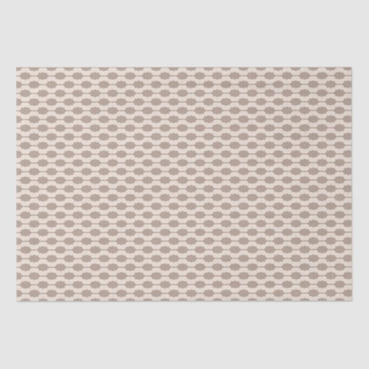 Beige geometric paper tissuepapier (Voorkant)
