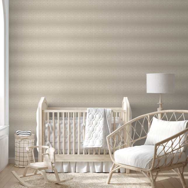 beige geometrisch behang (Kinderen)