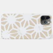 Beige geometrisch patroon Case-Mate iPhone case (Achterkant (horizontaal))