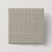 Beige geometrisch patroon stof & behang vierkante button 5,1 cm (Voorkant)