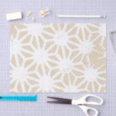 Beige geometrisch patroon tissuepapier (Craft)