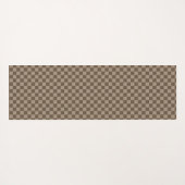 beige geruit patroon yogamat (Achterkant (horizontaal))