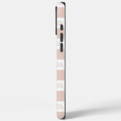 Beige geruite hard Case-Mate iPhone case (Achterkant / Links)