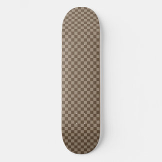 Beige geruite patroon persoonlijk skateboard