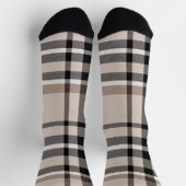 Beige geruite sokken (Top)