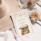 Beige Gingham uit de markt Vrijgezellenfeest Uitno Kaart