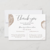 Beige & Gold Business - Hartelijk dank voor uw kaa Kaart (Voorkant)