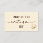 Beige Gold Chef Pet Bakkerij Visitekaartje (Voorkant)