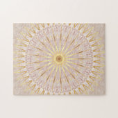 Beige Gold Mandala Legpuzzel (Horizontaal)