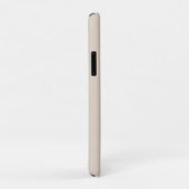 Beige Gouden Minimalistische Gepersonaliseerde Ini Case-Mate iPhone Case (Achterkant/rechts)