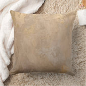 Beige Gouden Textuur Worp Kussen (Deken)