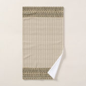 Beige Griekse kant Bad Handdoek (Handdoek)