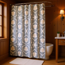 Beige grijs twee getinte sterren en vormen