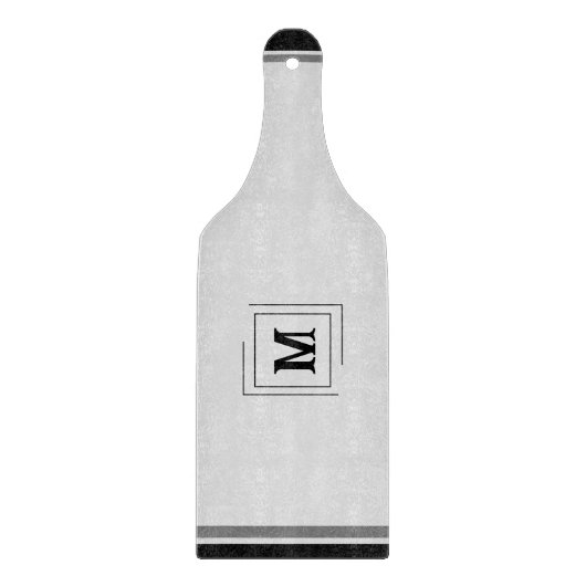 Beige, grijs, zwart snijplank (Voorkant)