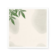 Beige groen baby shower