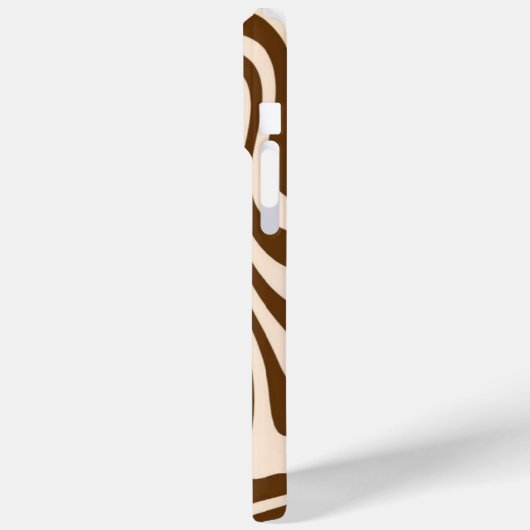 Beige Groove iPhone Case (Achterkant / Links)