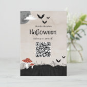 Beige Halloween Sale Marketing Kaart (Staand voorkant)