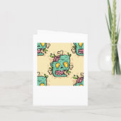 beige halloween zombie (Achterkant)