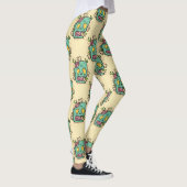 beige halloween zombie leggings (Rechts)