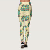beige halloween zombie leggings (Achterkant)