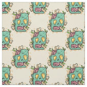 beige halloween zombie stof (Swatch)