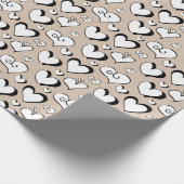 Beige harten inpakpapier (Hoek)