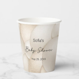 Beige Hete Luchtballon Baby shower Papieren Bekers