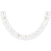 Beige Hete Luchtballon Baby shower Vlaggetjes (Alle)